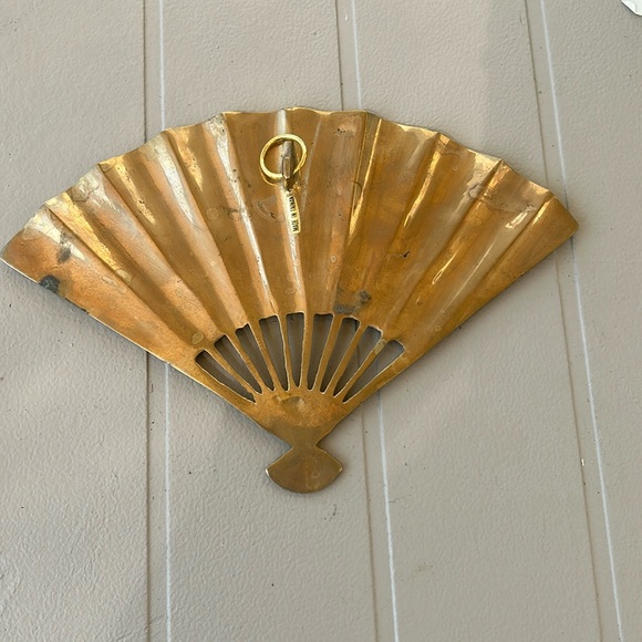 Decorative Solid Brass Phoenix bird Hand Fan. - Picture 4 of 4